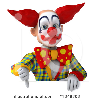 Funky Clown Clipart #1349803 by Julos