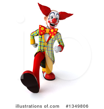 Funky Clown Clipart #1349806 by Julos