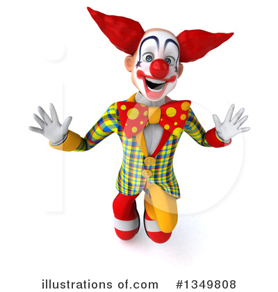Funky Clown Clipart #1349808 by Julos