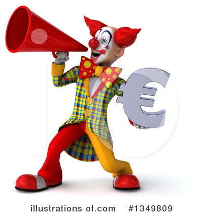 Funky Clown Clipart #1349809 by Julos