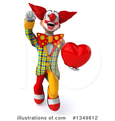 Funky Clown Clipart #1349812 by Julos