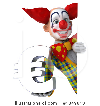 Funky Clown Clipart #1349813 by Julos