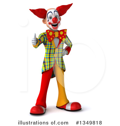 Funky Clown Clipart #1349818 by Julos