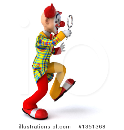 Funky Clown Clipart #1351368 by Julos