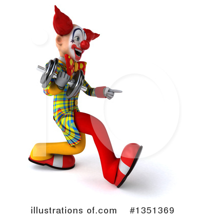 Funky Clown Clipart #1351369 by Julos