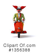 Funky Clown Clipart #1356388 by Julos