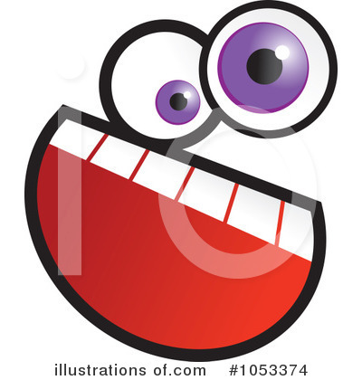 Royalty-Free (RF) Funny Face Clipart Illustration by Prawny - Stock Sample #1053374