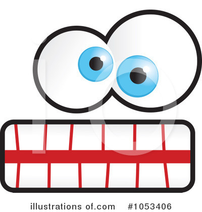 Royalty-Free (RF) Funny Face Clipart Illustration by Prawny - Stock Sample #1053406