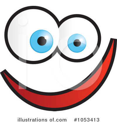 Royalty-Free (RF) Funny Face Clipart Illustration by Prawny - Stock Sample #1053413