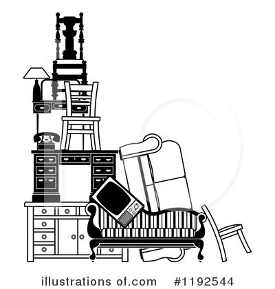 Couch Clipart #1192544 by AtStockIllustration