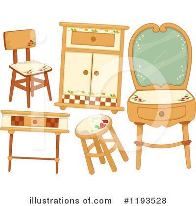 Royalty-Free (RF) Furniture Clipart Illustration by BNP Design Studio - Stock Sample #1193528