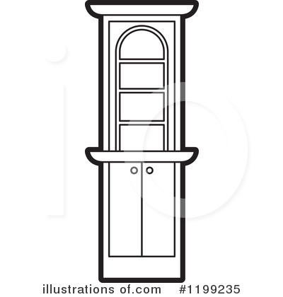Cabinets Clipart #1199235 by Lal Perera