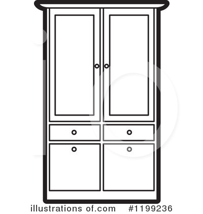 Royalty-Free (RF) Furniture Clipart Illustration by Lal Perera - Stock Sample #1199236