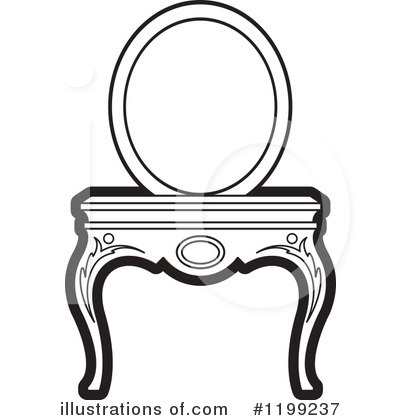 Royalty-Free (RF) Furniture Clipart Illustration by Lal Perera - Stock Sample #1199237