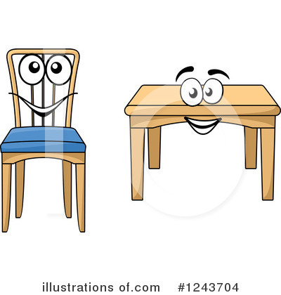 Royalty-Free (RF) Furniture Clipart Illustration by Vector Tradition SM - Stock Sample #1243704