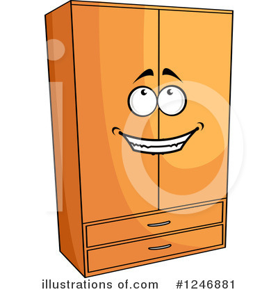 Royalty-Free (RF) Furniture Clipart Illustration by Vector Tradition SM - Stock Sample #1246881