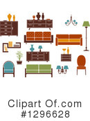 Furniture Clipart #1296628 by Vector Tradition SM