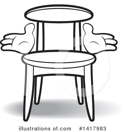 Royalty-Free (RF) Furniture Clipart Illustration by Lal Perera - Stock Sample #1417983