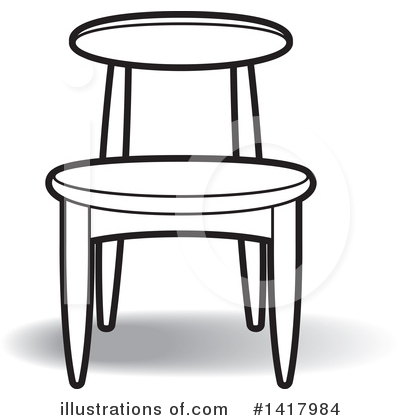 Chair Clipart #1417984 by Lal Perera