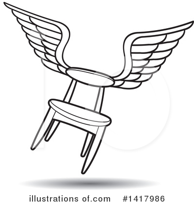Chair Clipart #1417986 by Lal Perera