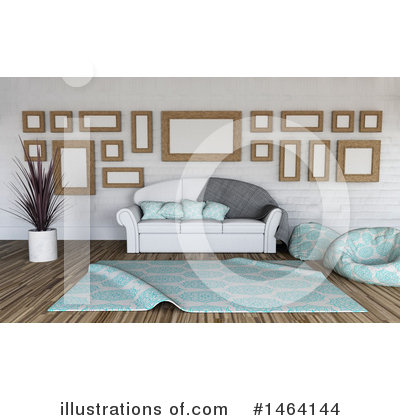 Royalty-Free (RF) Furniture Clipart Illustration by KJ Pargeter - Stock Sample #1464144