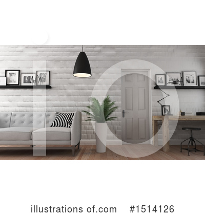 Royalty-Free (RF) Furniture Clipart Illustration by KJ Pargeter - Stock Sample #1514126