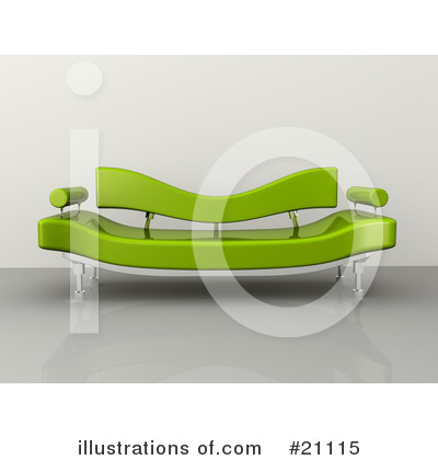 Royalty-Free (RF) Furniture Clipart Illustration by 3poD - Stock Sample #21115