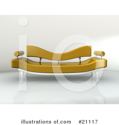 Royalty-Free (RF) Furniture Clipart Illustration by 3poD - Stock Sample #21117