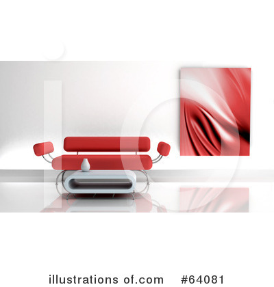 Sofa Clipart #64081 by KJ Pargeter