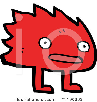 Royalty-Free (RF) Furry Creature Clipart Illustration by lineartestpilot - Stock Sample #1190663