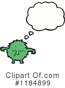 Furry Monster Clipart #1184899 by lineartestpilot