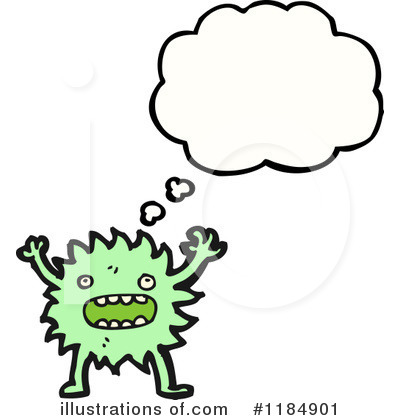Royalty-Free (RF) Furry Monster Clipart Illustration by lineartestpilot - Stock Sample #1184901