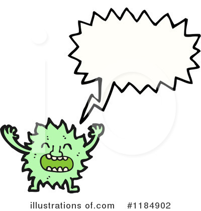 Royalty-Free (RF) Furry Monster Clipart Illustration by lineartestpilot - Stock Sample #1184902