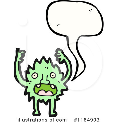 Royalty-Free (RF) Furry Monster Clipart Illustration by lineartestpilot - Stock Sample #1184903