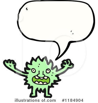 Royalty-Free (RF) Furry Monster Clipart Illustration by lineartestpilot - Stock Sample #1184904