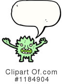 Furry Monster Clipart #1184904 by lineartestpilot