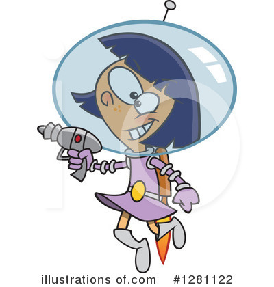 Royalty-Free (RF) Futuristic Clipart Illustration by toonaday - Stock Sample #1281122