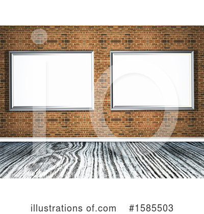 Blank Picture Frame Clipart #1585503 by KJ Pargeter