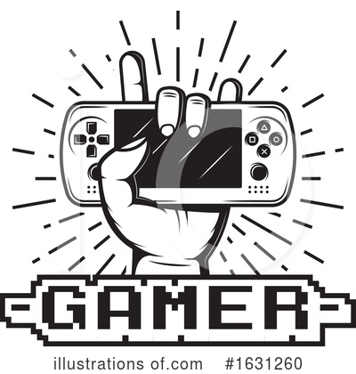 Royalty-Free (RF) Gamer Clipart Illustration by Vector Tradition SM - Stock Sample #1631260