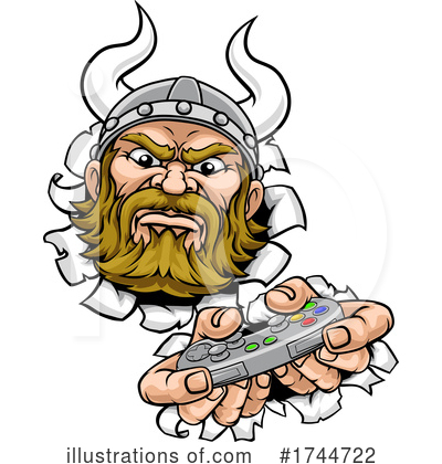 Royalty-Free (RF) Gaming Clipart Illustration by AtStockIllustration - Stock Sample #1744722
