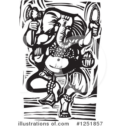 Royalty-Free (RF) Ganesha Clipart Illustration by xunantunich - Stock Sample #1251857