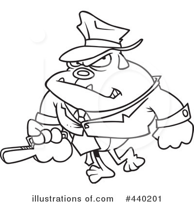 Royalty-Free (RF) Gangster Clipart Illustration by toonaday - Stock Sample #440201
