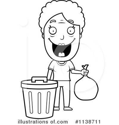 Garbage Can Clipart #1138711 by Cory Thoman