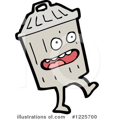 Trash Can Clipart #1225700 by lineartestpilot