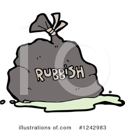 Royalty-Free (RF) Garbage Clipart Illustration by lineartestpilot - Stock Sample #1242983