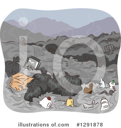 Royalty-Free (RF) Garbage Clipart Illustration by BNP Design Studio - Stock Sample #1291878