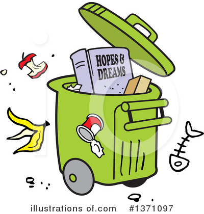 Garbage Clipart #1371097 by Johnny Sajem