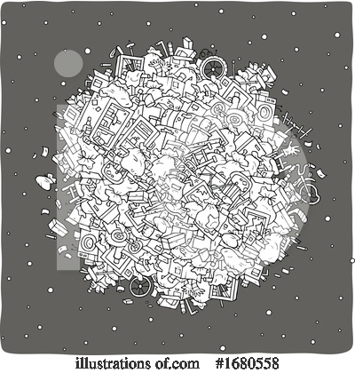 Garbage Clipart #1680558 by Alex Bannykh