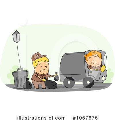 Garbage Truck Clipart #1067676 by BNP Design Studio
