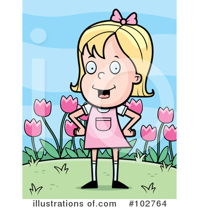 Royalty-Free (RF) Garden Clipart Illustration by Cory Thoman - Stock Sample #102764